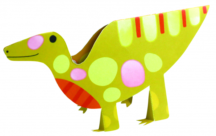 Set creativ 2 in 1 - Pictura si Origami - Dinozauri [8]