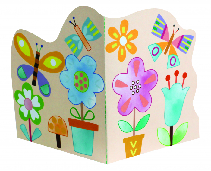 Set creativ 2 in 1 - Pictura si Origami - Gradina [8]