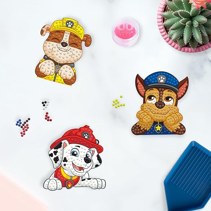 Set creativ 6 in 1, Patrula Catelusilor, pictura cu diamante [9]