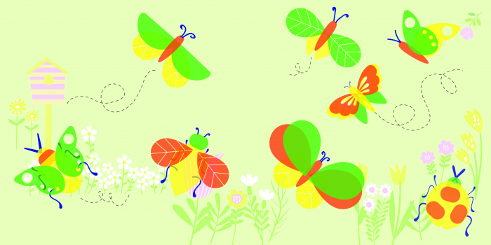 Set creativ cu stampile - Insecte [12]