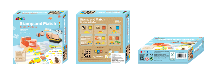 Set creativ cu stampile - Vehicule [8]