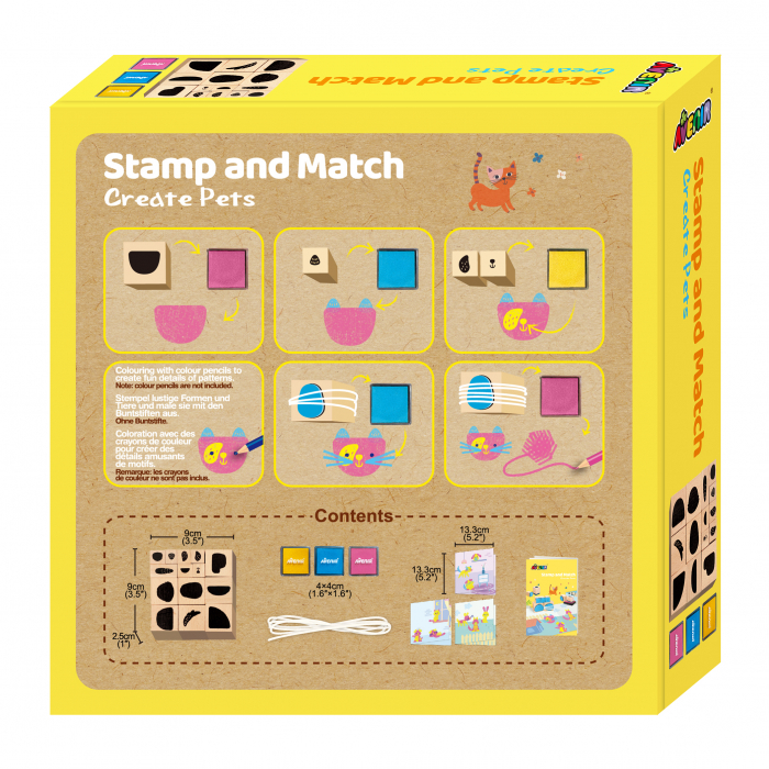 Set creativ cu stampile - Animale [2]