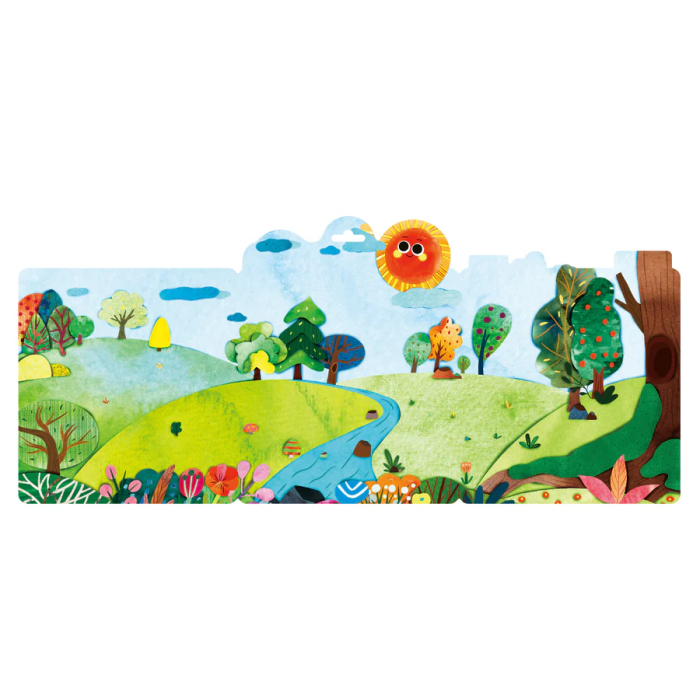 Set creativ cu stickere moi reutilizabile – Animale sălbatice [4]