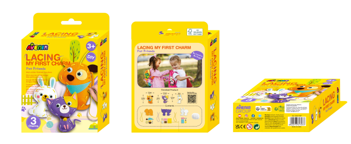 Set creativ de cusut cu tehnica siretului - Primul meu Pandantiv Animale de companie, nivel 1 [11]