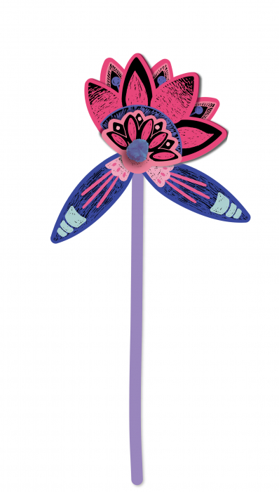 Set creativ de razuit Buchet - Flori [6]