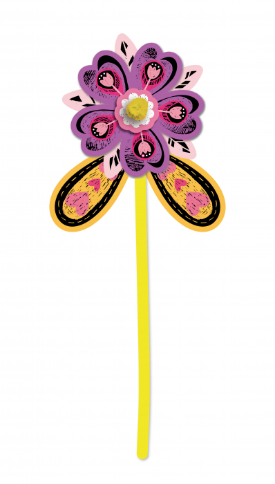Set creativ de razuit Buchet - Flori [9]