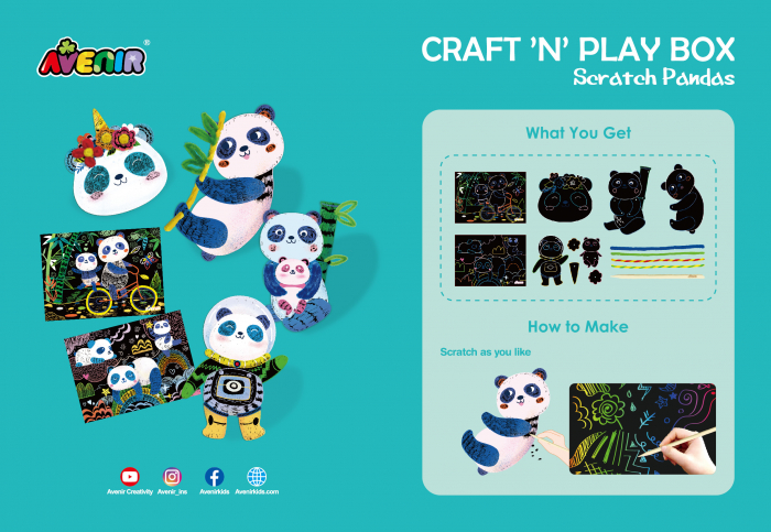 Set creativ XXL de razuit - Craft 'N' Play Box [18]