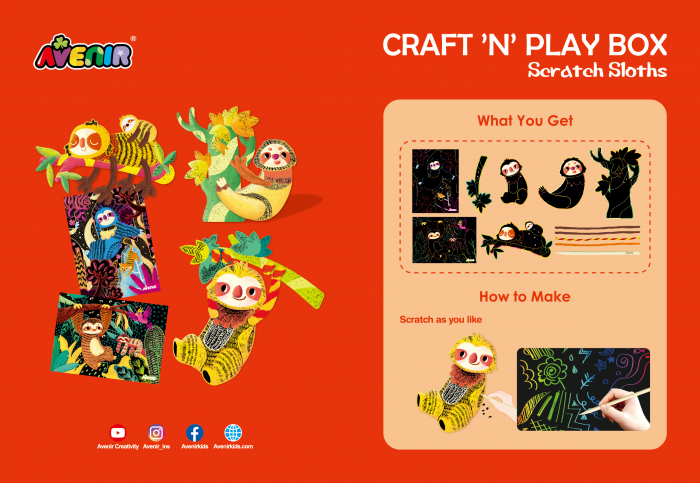 Set creativ XXL de razuit - Craft 'N' Play Box [13]
