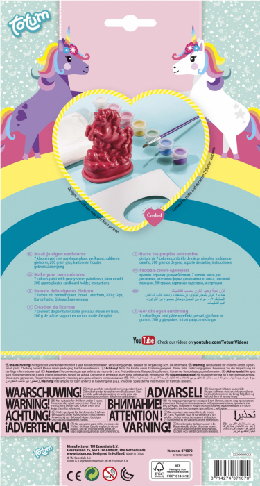 Set creativ DIY Unicorni din ipsos 3D [2]