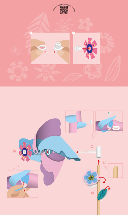 Set creativ Everyday Craft - confectioneaza Flori-morișcă [3]