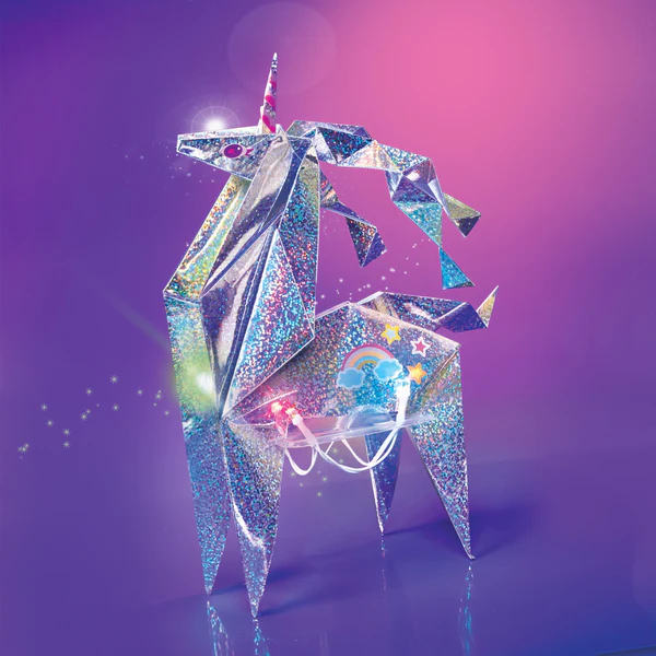 Set creativ - Origami holografic Unicorn cu iluminare [3]
