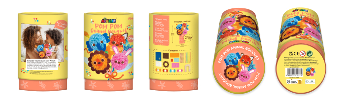 Set creativ Pom Pom - buchet animalute [11]