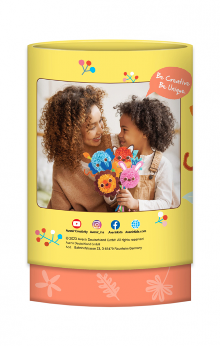 Set creativ Pom Pom - buchet animalute [10]