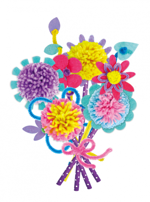 Set creativ Pom Pom - buchet flori [3]