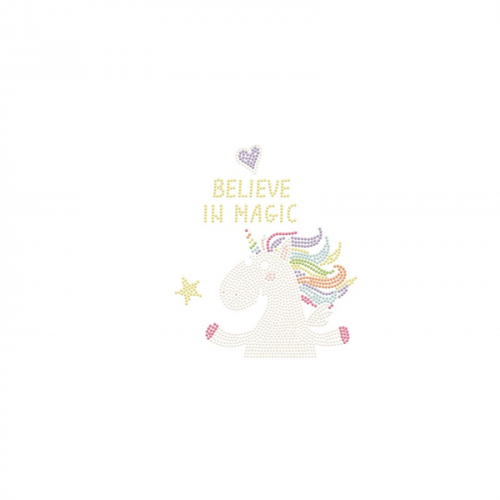 Set creativ tablou Believe in Magic, pictura cu diamante [3]
