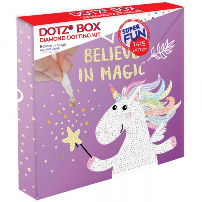 Set creativ tablou Believe in Magic, pictura cu diamante [2]