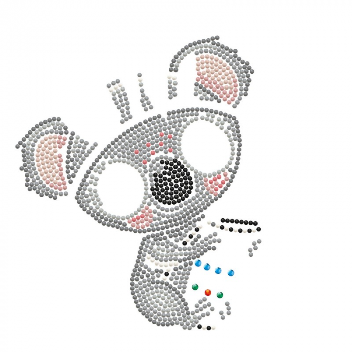 Set creativ tablou Wild and Free, pictura cu diamante [3]