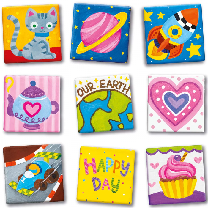 Set cu placute creative de pictat - magnetic [4]