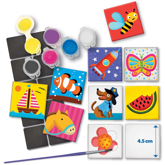 Set cu placute creative de pictat - magnetic [2]