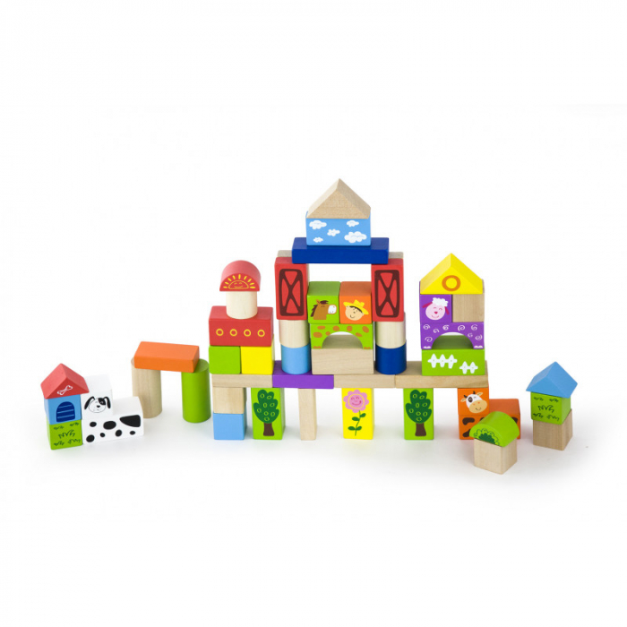 Set cuburi Ferma, 50 de piese, Viga [2]