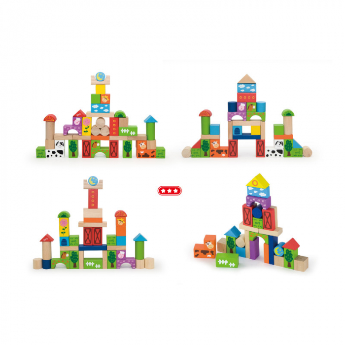 Set cuburi Ferma, 50 de piese, Viga [5]