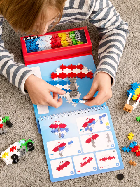 Set de Activități Plus-Plus, 125 piese, Mijloace de transport [2]