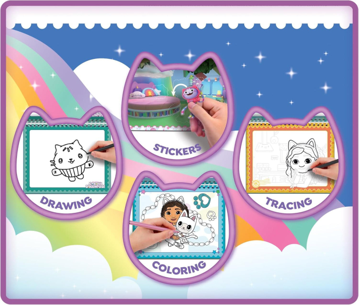 Set de colorat & desenat - Gabby's Dollhouse [3]