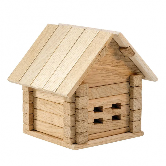 Set de construcție din lemn „Pușculiță” 37 piese [3]