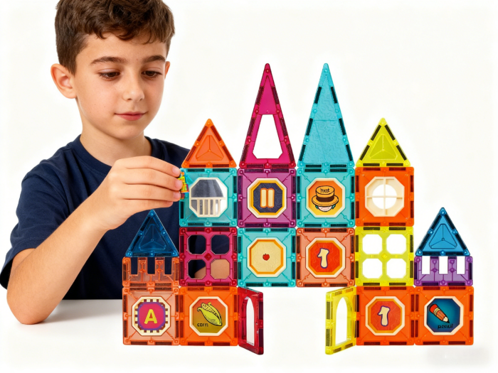 Set de constructie magnetic - 32 piese (7.5 cm) [4]