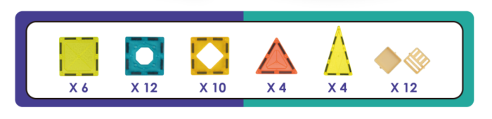 Set de constructie magnetic - 48 piese (5.5 cm) [5]