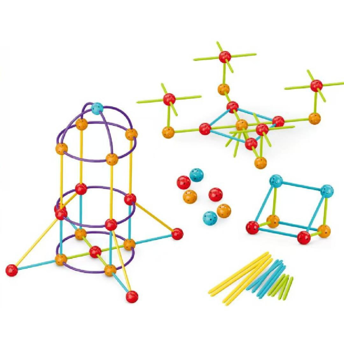 Set de constructie STEAM - Forme 3D (210 piese) [2]