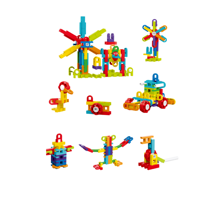 Set de constructie STEAM - Fun Blocks (78 piese) [2]