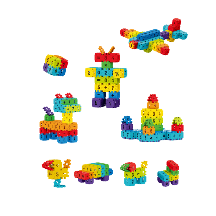 Set de constructie STEAM - Micutul matematician (100 piese) [2]