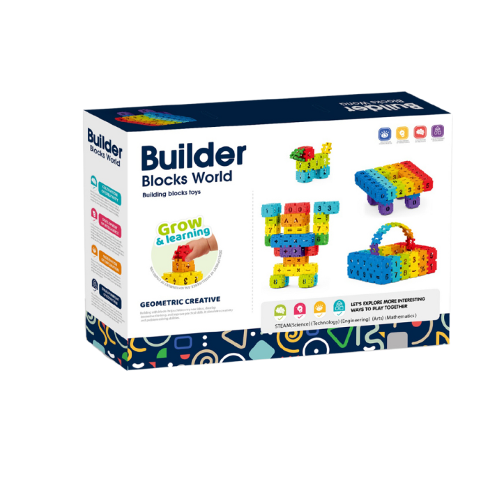 Set de constructie STEAM - Micutul matematician (200 piese) [3]