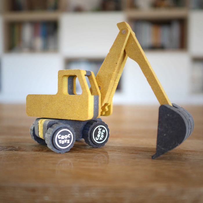 Set de constructie vehicul de santier Excavatorul Frederic, Croc toys [4]