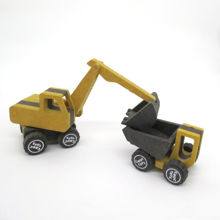 Set de constructie vehicule de santier Marco si Frederic, Croc toys [3]