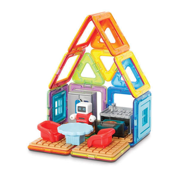 Set de construit pentru copii Magformers- Bucatarie, 33 piese [3]
