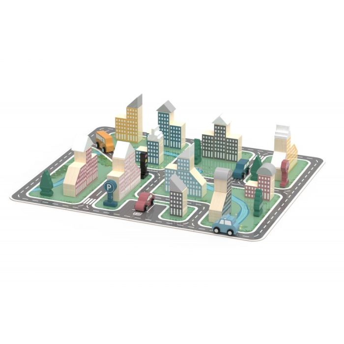 Set de cuburi Oras Modern, PolarB Viga [8]