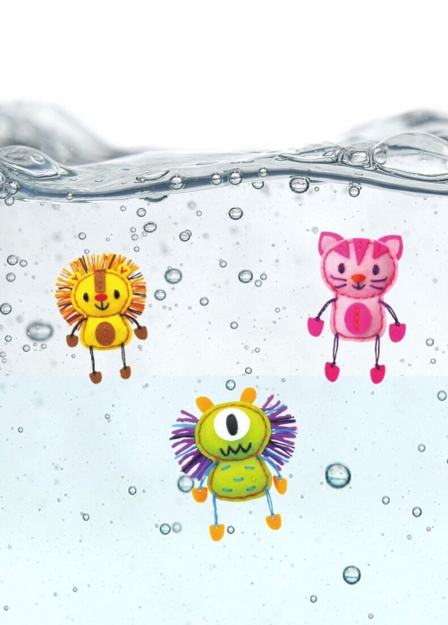 Set de cusut DIY - decoratiune topper pentru creion - Monstrulet [4]