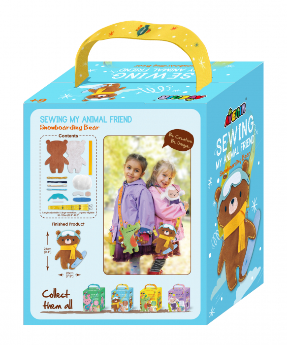 Set de cusut Prietenul Meu Animal - Ursul Schior [4]