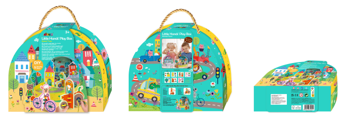 Set de joaca creativa si libera, portabil - Orasul Animalelor [11]