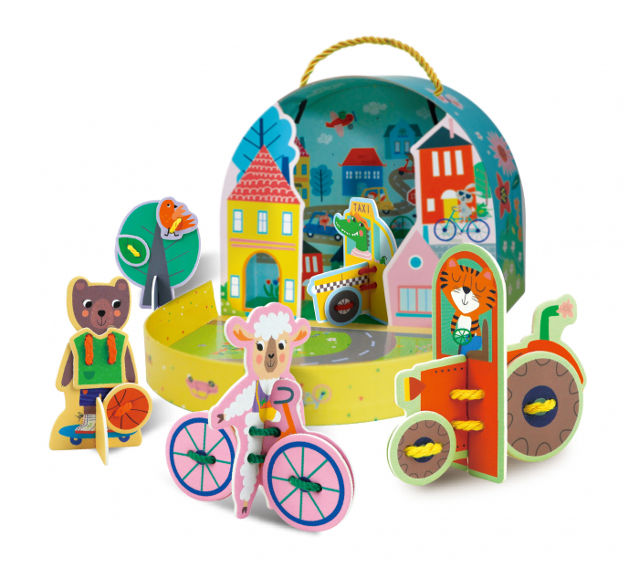 Set de joaca creativa si libera, portabil - Orasul Animalelor [2]