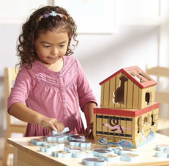 Set de joaca din lemn Arca lui Noe Melissa and Doug [7]