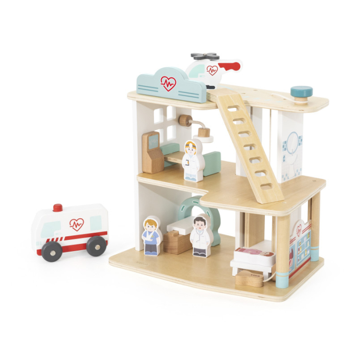 Set de Joaca Spital cu 3 Etaje, Viga [1]