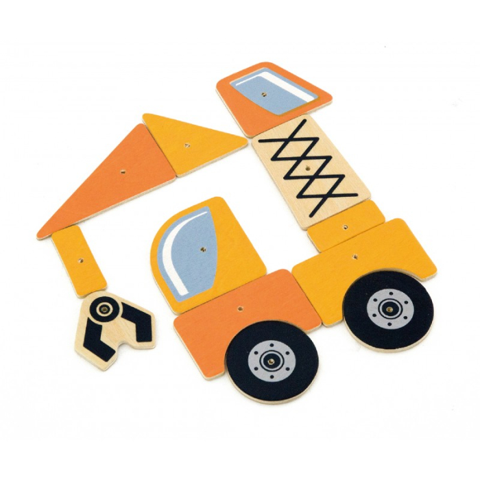 Set de mesterit - Vehicule de constructie, Viga [3]