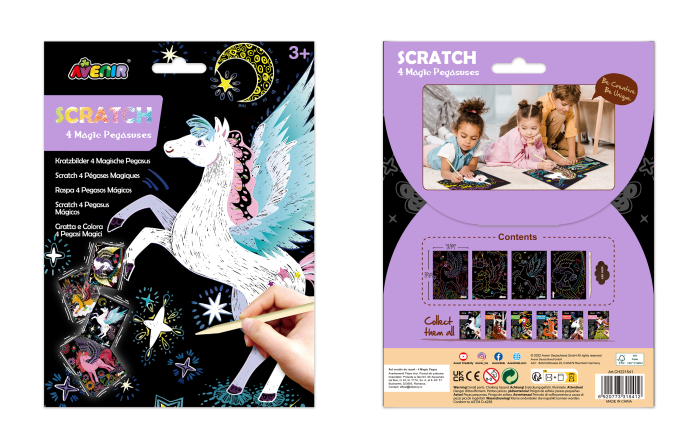 Set de razuit - 4 Cai inaripati Pegas [6]