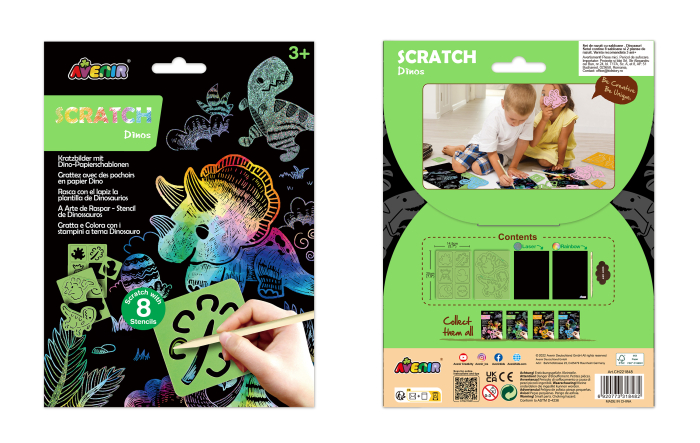 Set de razuit cu sabloane -Dinozauri [11]