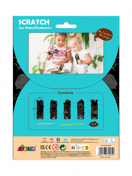 Set de razuit - Semne de Carte - Animale Marine [3]