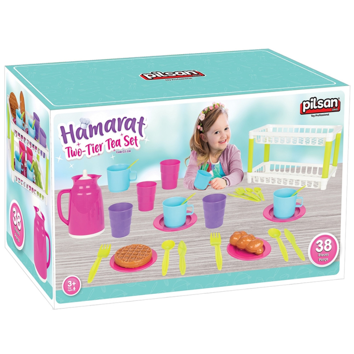 Set de servit ceaiul Pilsan Hamarat Two-Tier Tea [2]