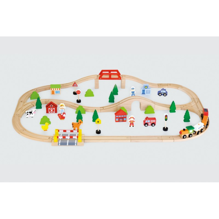 Set de trenulete din 90 de piese [2]